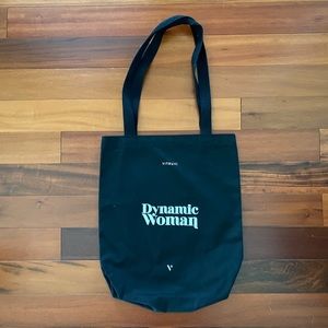 [Vitruvi] Black Cloth Tote